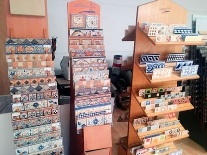 Protejas muestra de azulejos 